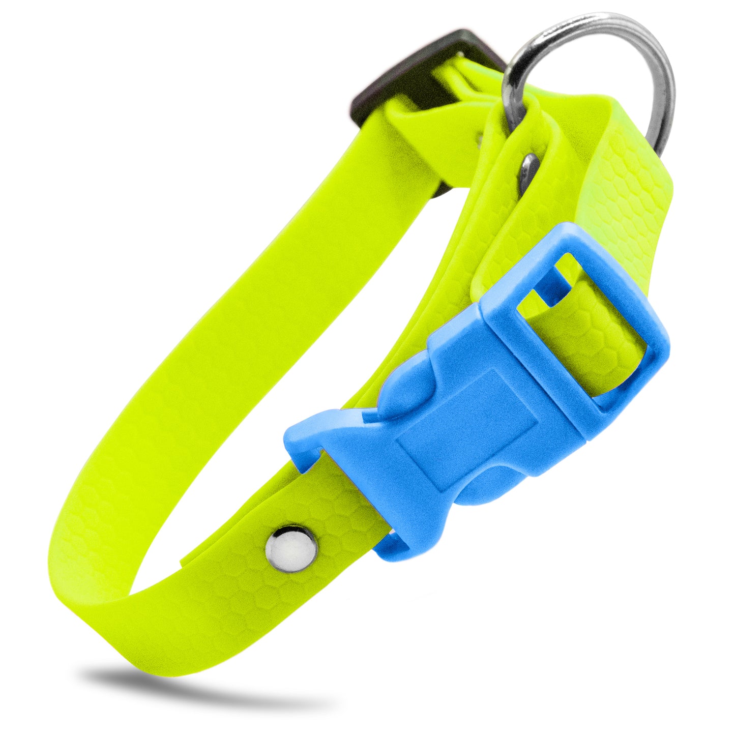 Collare Giallo Fluo - Taglia L - CLIP NERA