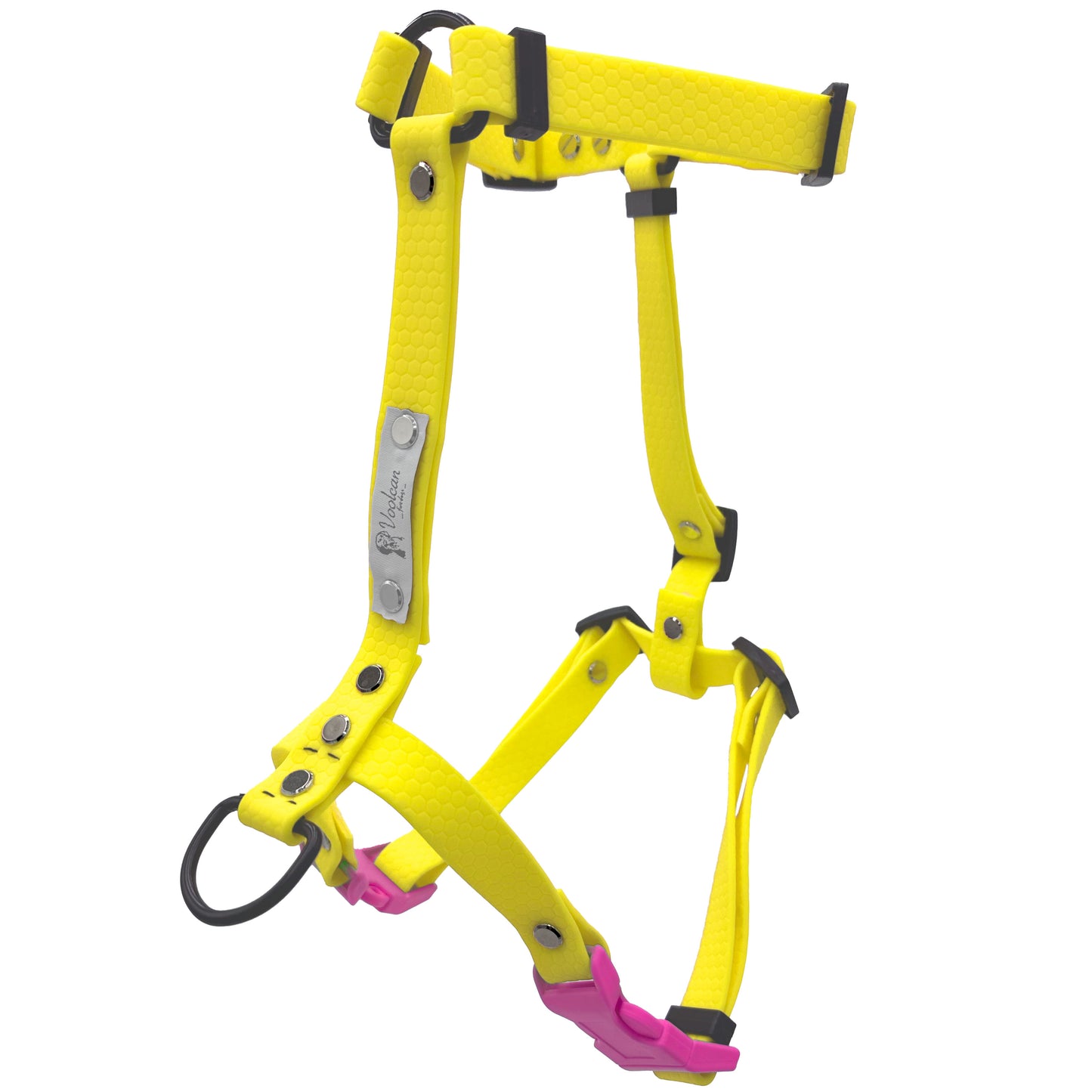 Pettorina H - Giallo fluo