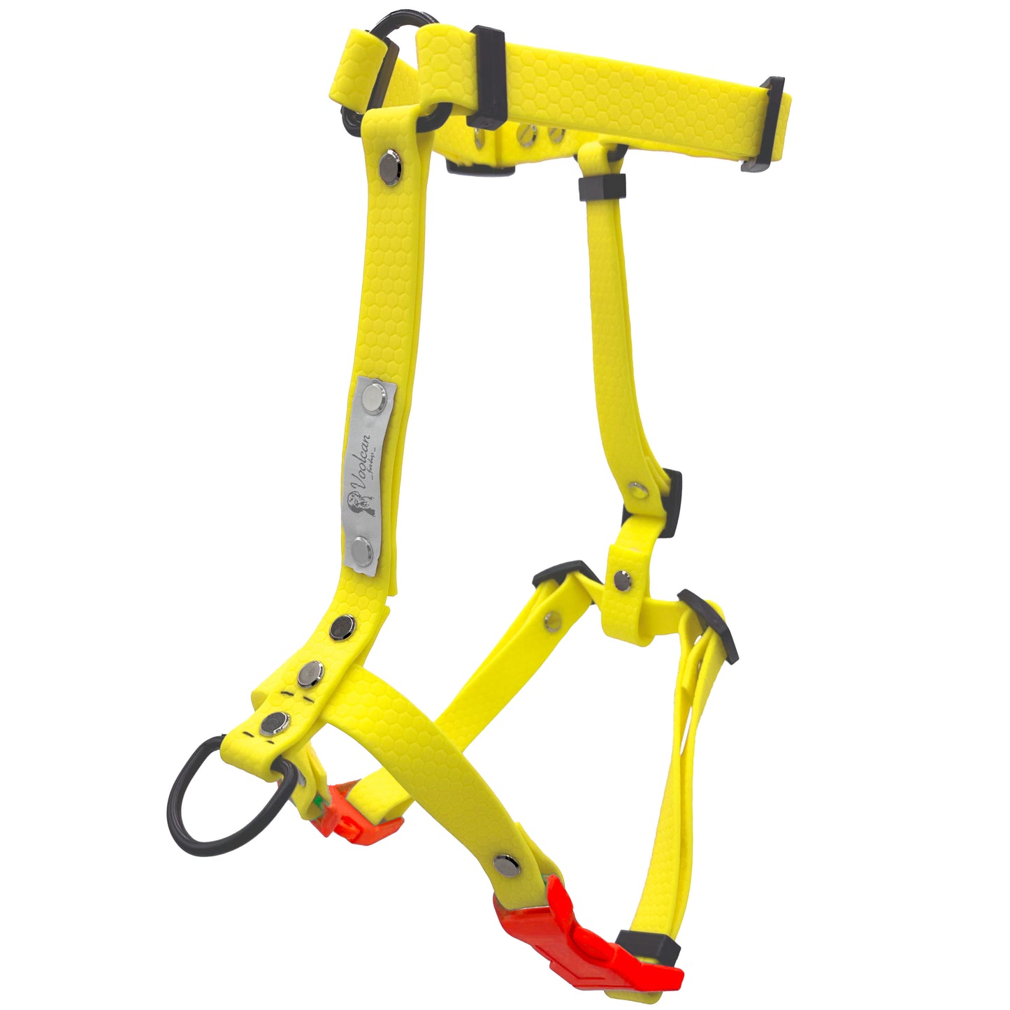 Pettorina H - Giallo fluo