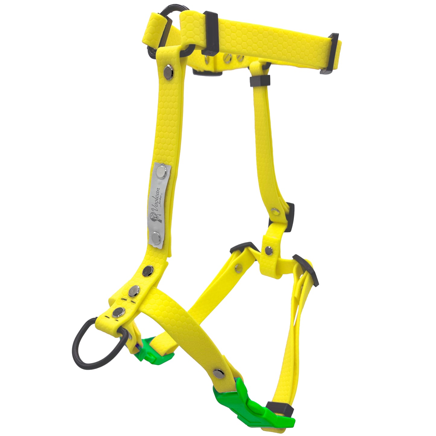 Pettorina H - Giallo fluo