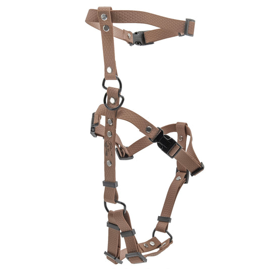 Pettorina Doppia H - Marrone