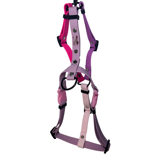 Pettorina H - TAGLIA M - Multicolor toni Rosa