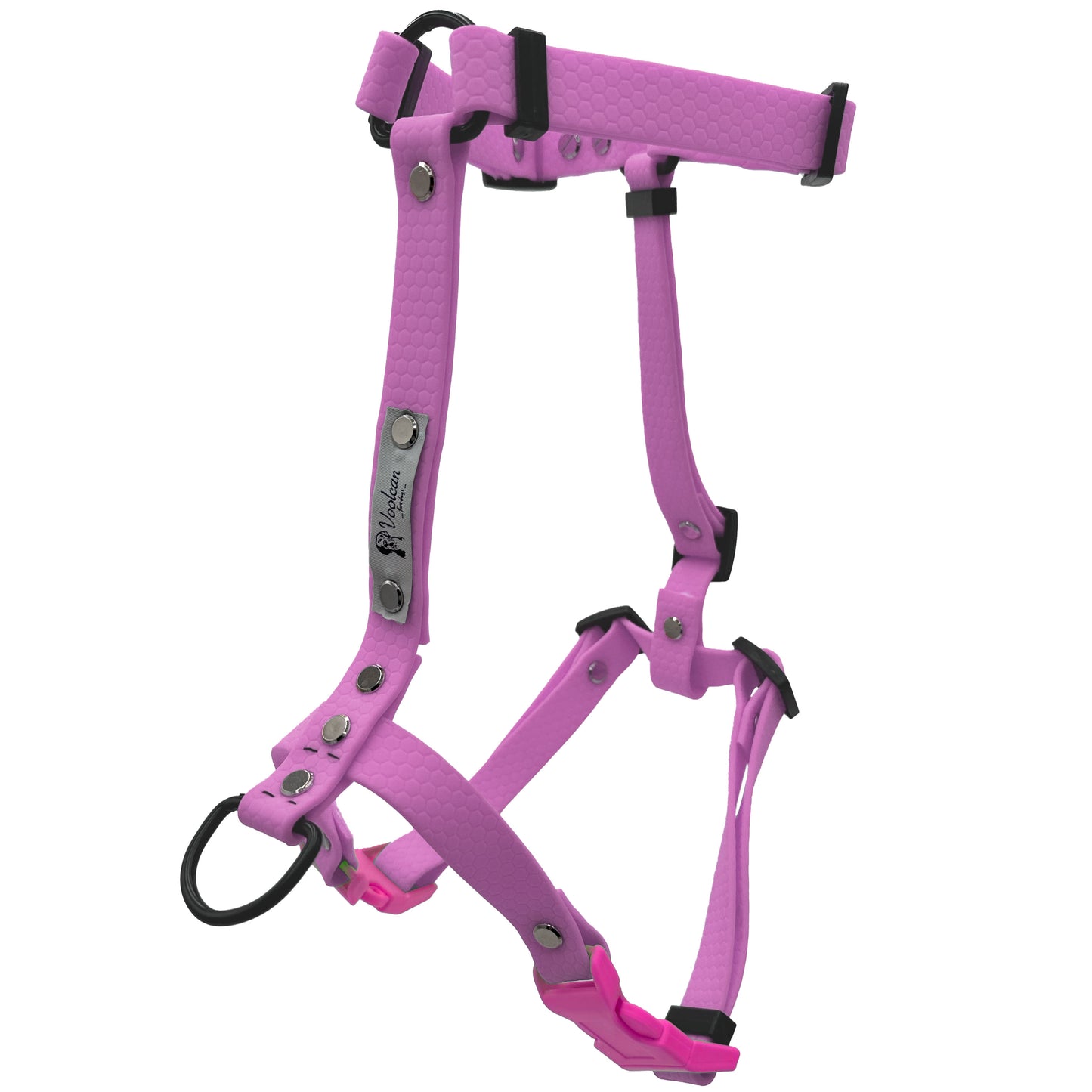 Pettorina H - Lilla - Clip Fucsia TAGLIA S