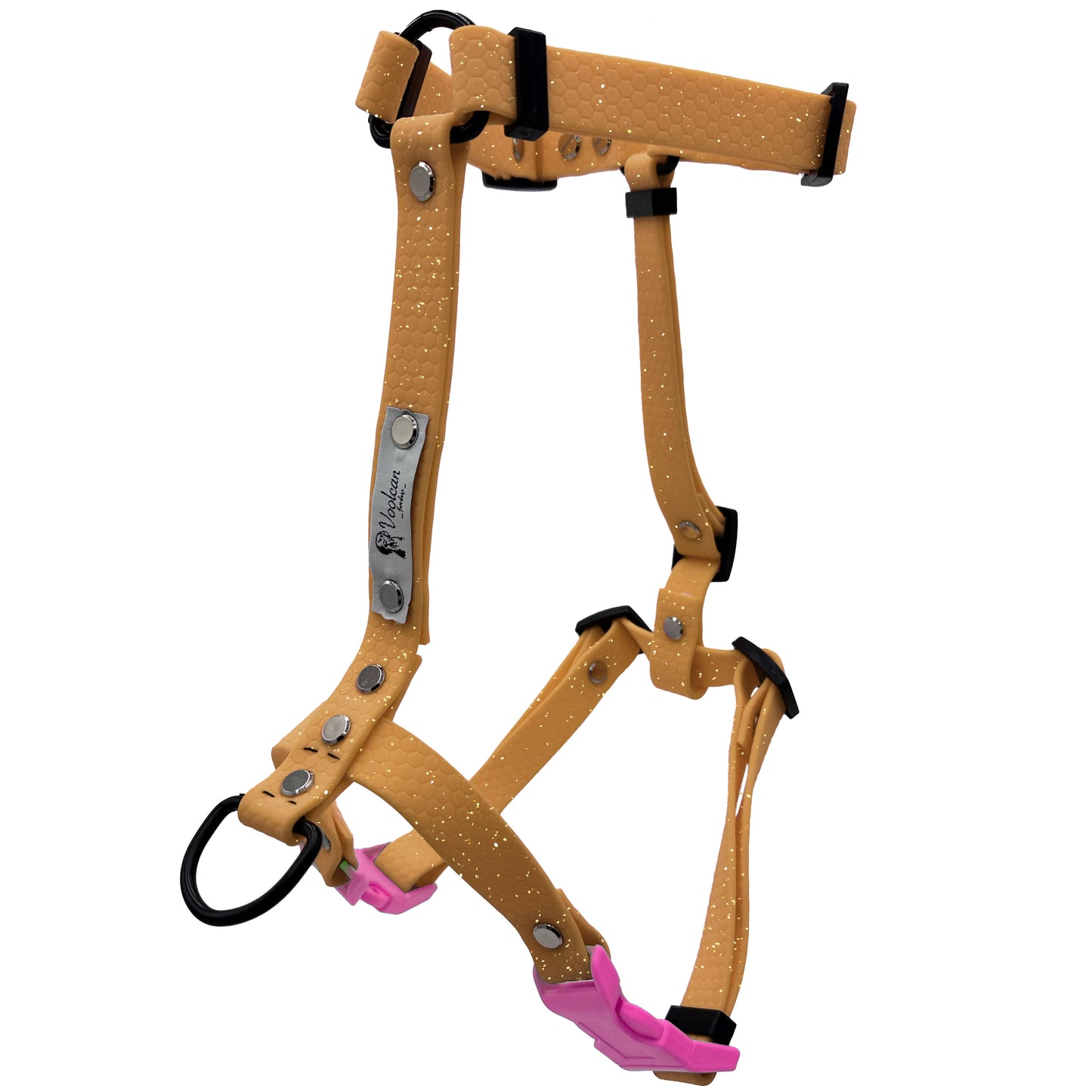 Pettorina H - Oro Glitterato