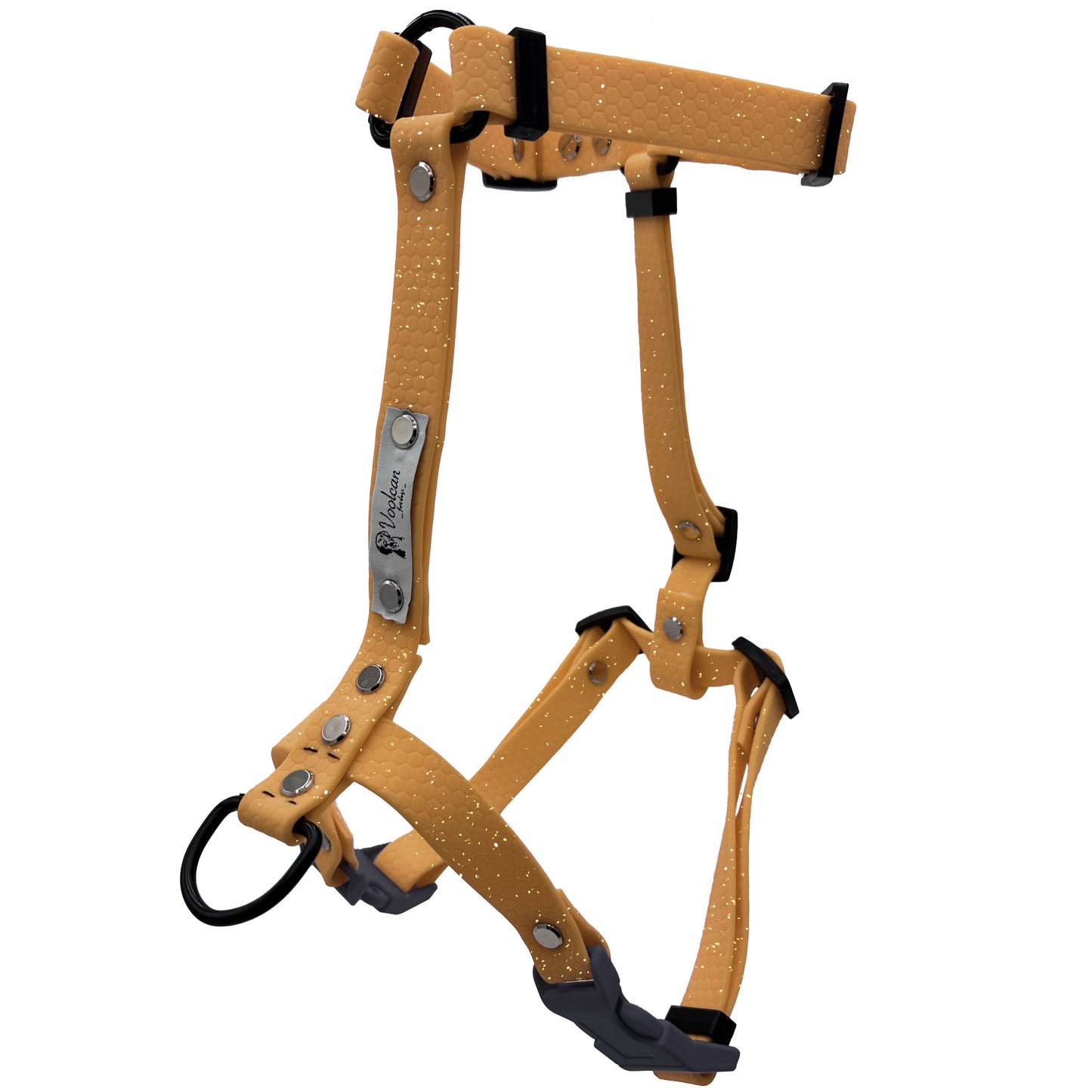 Pettorina H - Oro Glitterato