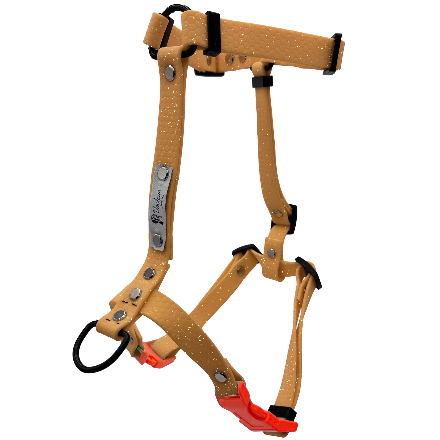 Pettorina H - Oro Glitterato